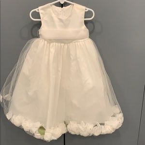 white kids dress
